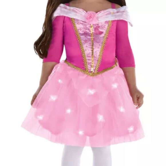 Disney Kids Sleeping Beauty Aurora Light-Up Costume Size Medium 8-10 - Picture 3 of 7